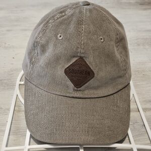 Southern Shirt Company Corduroy Adjustable Hat - Tan & Brown - OSFA